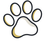 outlined paw icon