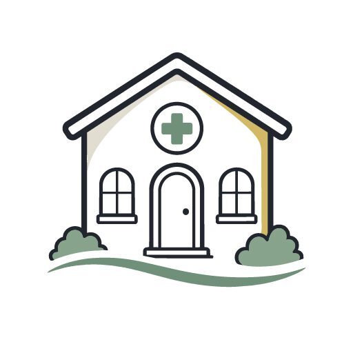 illustrated graphic of hospital